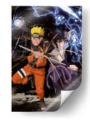 Chidori vs Rasengan: Rivalidad Eterna - Sae Art | Cuadro decorativo de Canvas Lab