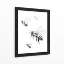 Abejas en tinta - DIEGO D L | Cuadro decorativo de Canvas Lab