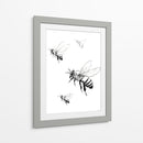 Abejas en tinta - DIEGO D L | Cuadro decorativo de Canvas Lab