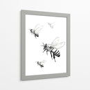 Abejas en tinta - DIEGO D L | Cuadro decorativo de Canvas Lab