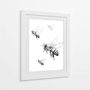 Abejas en tinta - DIEGO D L | Cuadro decorativo de Canvas Lab