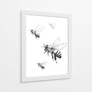 Abejas en tinta - DIEGO D L | Cuadro decorativo de Canvas Lab