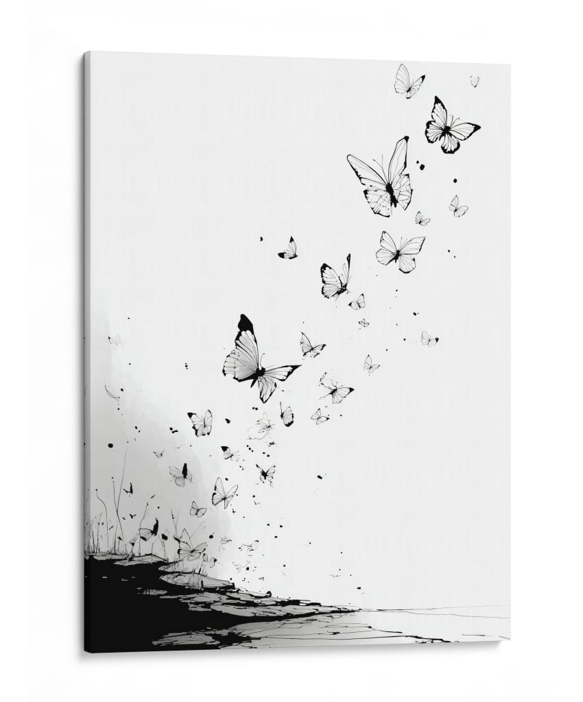 Mariposas volando - DIEGO D L | Cuadro decorativo de Canvas Lab