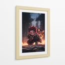 Voluntad de Fuego - Sae Art | Cuadro decorativo de Canvas Lab