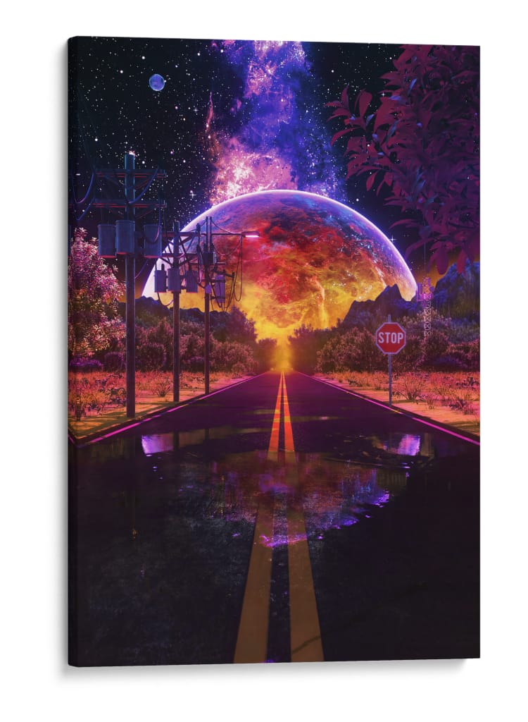 Autopista Cósmica - Sae Art | Cuadro decorativo de Canvas Lab