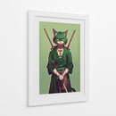El Ronin Verde - Sae Art | Cuadro decorativo de Canvas Lab
