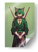 El Ronin Verde - Sae Art | Cuadro decorativo de Canvas Lab