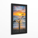 GAVIOTAS AL ATARDECER - Ángel Barraza Ramírez | Cuadro decorativo de Canvas Lab