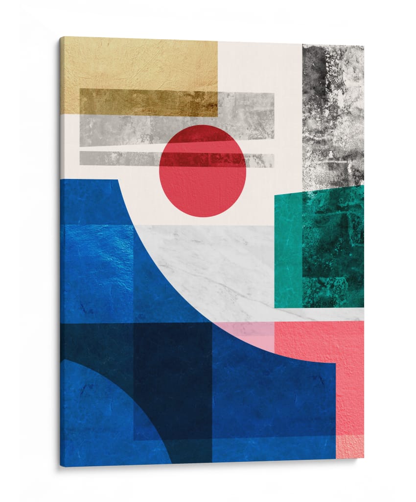 Collage geométrico 1 - Vitor Costa | Cuadro decorativo de Canvas Lab