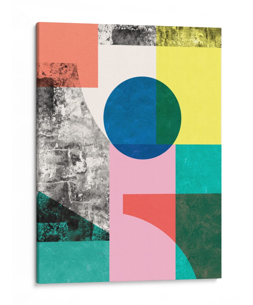 Collage geométrico 2 - Vitor Costa | Cuadro decorativo de Canvas Lab