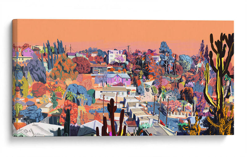 Barrio a color | Cuadro decorativo de Canvas Lab