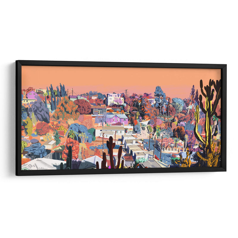 Barrio a color | Cuadro decorativo de Canvas Lab