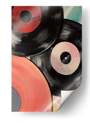 Varios discos de vinil - DIEGO D L | Cuadro decorativo de Canvas Lab