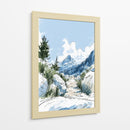 Montañas nevadas dibujo - DIEGO D L | Cuadro decorativo de Canvas Lab