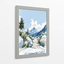 Montañas nevadas dibujo - DIEGO D L | Cuadro decorativo de Canvas Lab