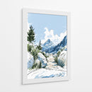 Montañas nevadas dibujo - DIEGO D L | Cuadro decorativo de Canvas Lab