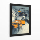 Pequeña cafetería - DIEGO D L | Cuadro decorativo de Canvas Lab