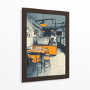 Pequeña cafetería - DIEGO D L | Cuadro decorativo de Canvas Lab