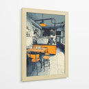 Pequeña cafetería - DIEGO D L | Cuadro decorativo de Canvas Lab