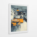 Pequeña cafetería - DIEGO D L | Cuadro decorativo de Canvas Lab