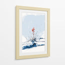 Flores invernales rojas - DIEGO D L | Cuadro decorativo de Canvas Lab