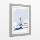 Flores invernales rojas - DIEGO D L | Cuadro decorativo de Canvas Lab