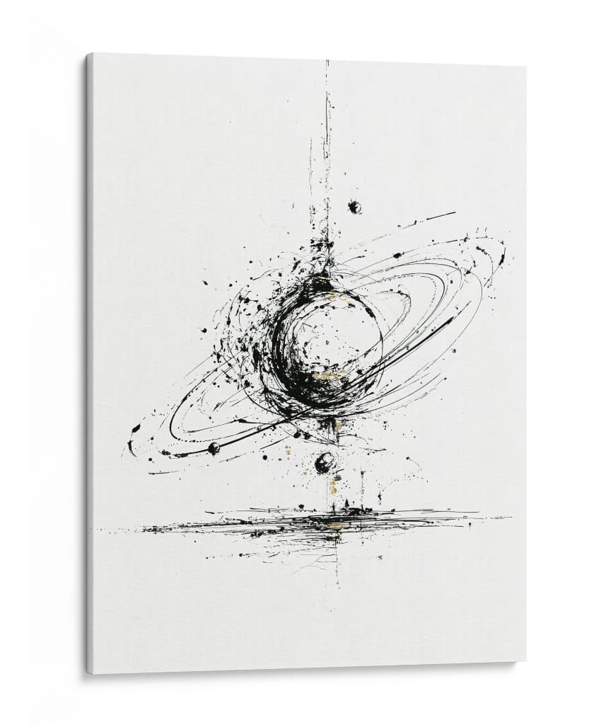 Planeta con anillo - DIEGO D L | Cuadro decorativo de Canvas Lab