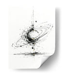 Planeta con anillo - DIEGO D L | Cuadro decorativo de Canvas Lab