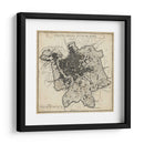 Plan De La Ciudad De Roma | Cuadro decorativo de Canvas Lab