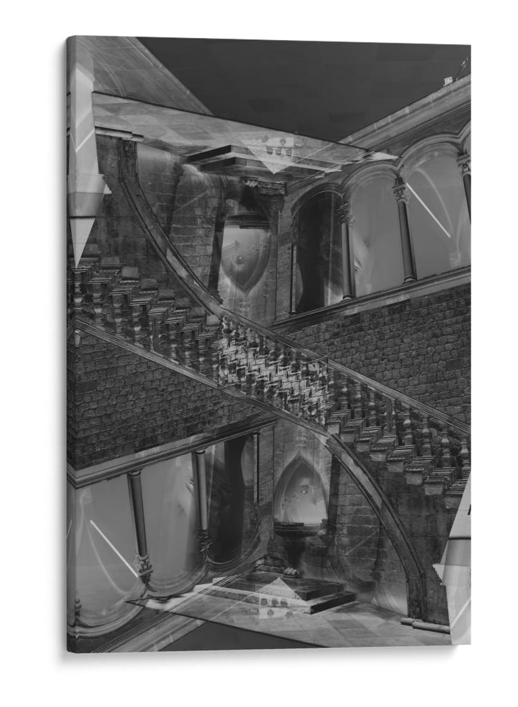 Abstracto - Blanco y Negro - Negativos - Wandering Pixels Co. | Cuadro decorativo de Canvas Lab