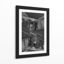 Abstracto - Blanco y Negro - Negativos - Wandering Pixels Co. | Cuadro decorativo de Canvas Lab
