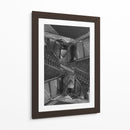Abstracto - Blanco y Negro - Negativos - Wandering Pixels Co. | Cuadro decorativo de Canvas Lab