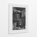 Abstracto - Blanco y Negro - Negativos - Wandering Pixels Co. | Cuadro decorativo de Canvas Lab