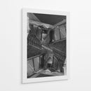 Abstracto - Blanco y Negro - Negativos - Wandering Pixels Co. | Cuadro decorativo de Canvas Lab