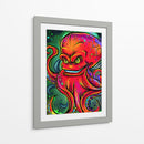 Kraken Carmesí - Sae Art | Cuadro decorativo de Canvas Lab