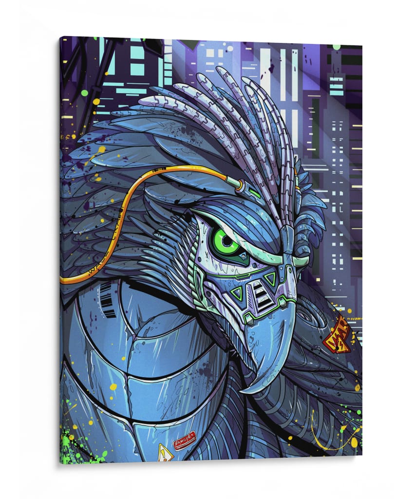 Raptor Cibernético - Sae Art | Cuadro decorativo de Canvas Lab