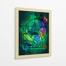 Ballena Geométrica - Sae Art | Cuadro decorativo de Canvas Lab