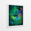 Ballena Geométrica - Sae Art | Cuadro decorativo de Canvas Lab