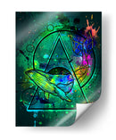 Ballena Geométrica - Sae Art | Cuadro decorativo de Canvas Lab