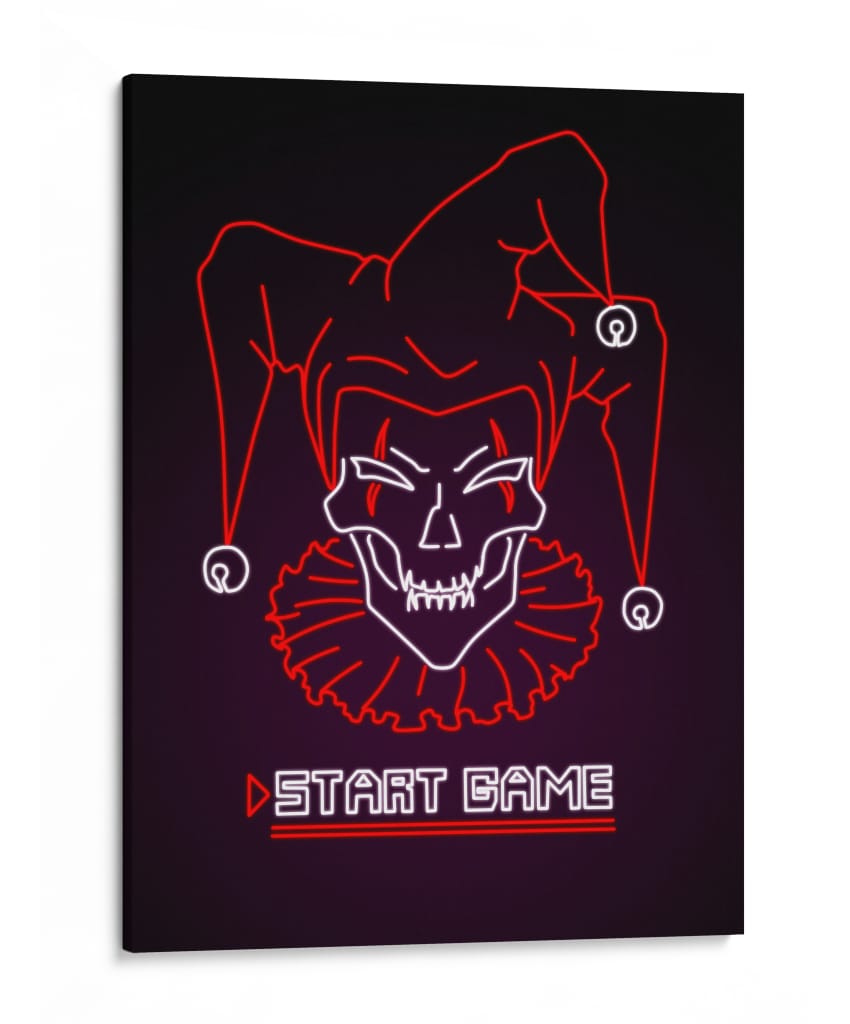Bufón de Neon - Sae Art | Cuadro decorativo de Canvas Lab
