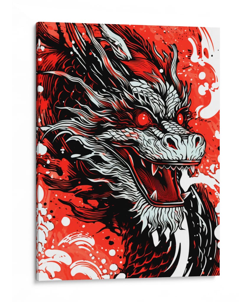 Furia Carmesí - Sae Art | Cuadro decorativo de Canvas Lab