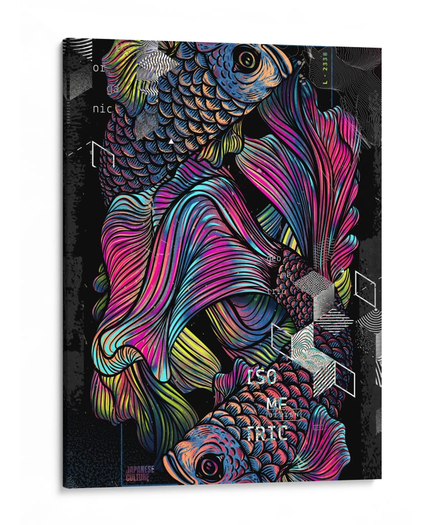 Fluidez Neón - Sae Art | Cuadro decorativo de Canvas Lab