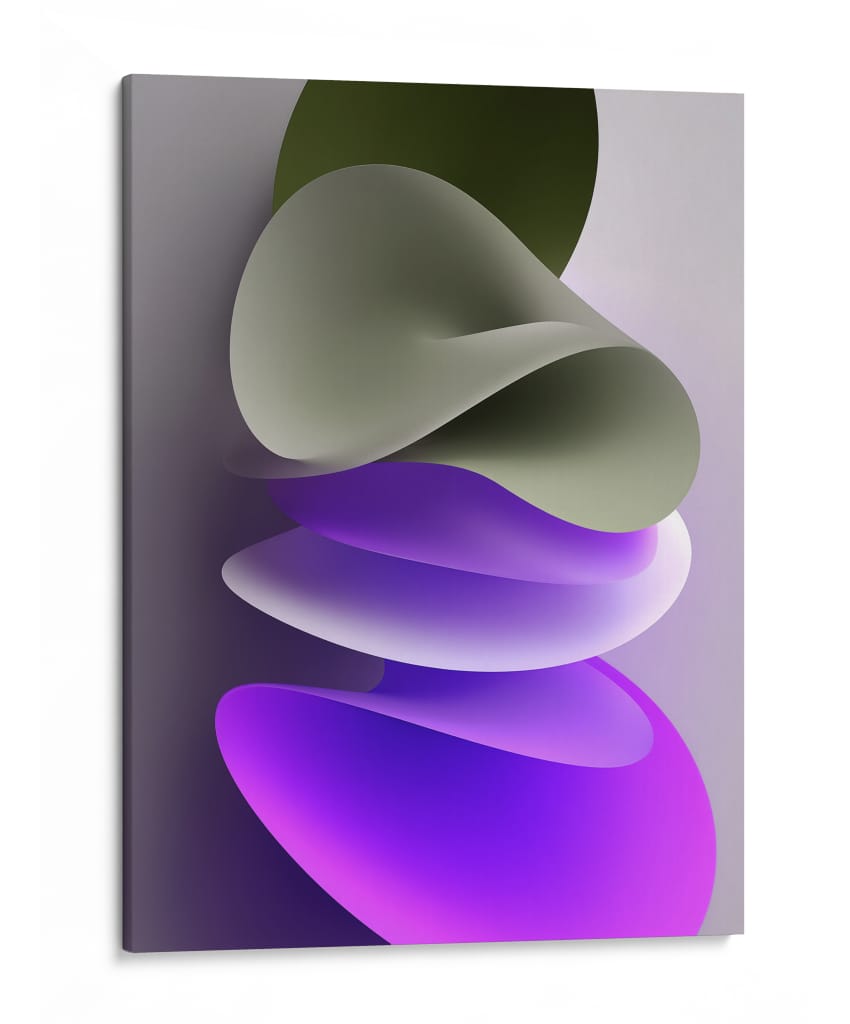 Curvas de Seda - Sae Art | Cuadro decorativo de Canvas Lab