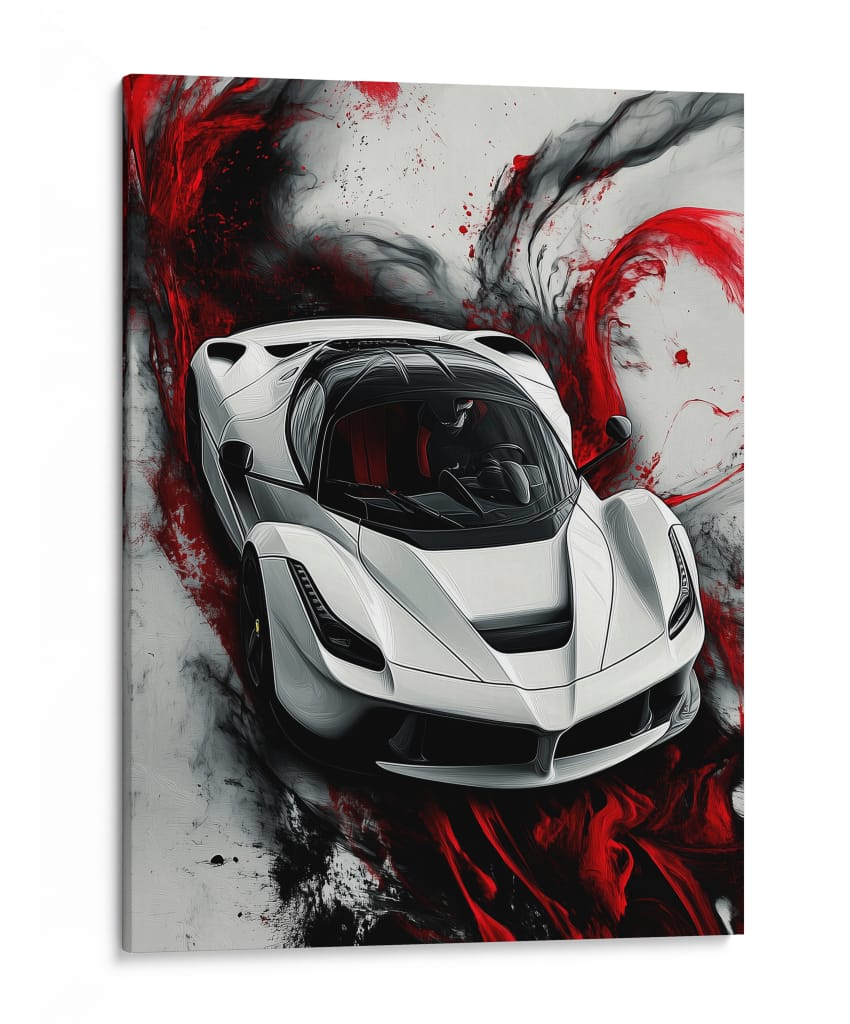 Furia Carmesí II - Sae Art | Cuadro decorativo de Canvas Lab