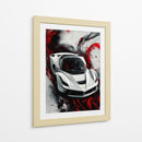 Furia Carmesí II - Sae Art | Cuadro decorativo de Canvas Lab