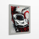 Furia Carmesí II - Sae Art | Cuadro decorativo de Canvas Lab