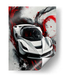 Furia Carmesí II - Sae Art | Cuadro decorativo de Canvas Lab
