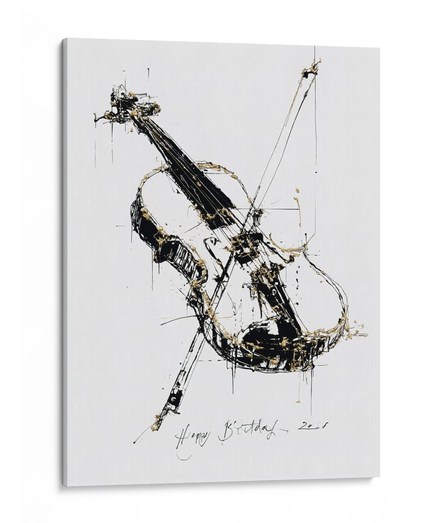 Bocetos de violin  - DIEGO D L | Cuadro decorativo de Canvas Lab