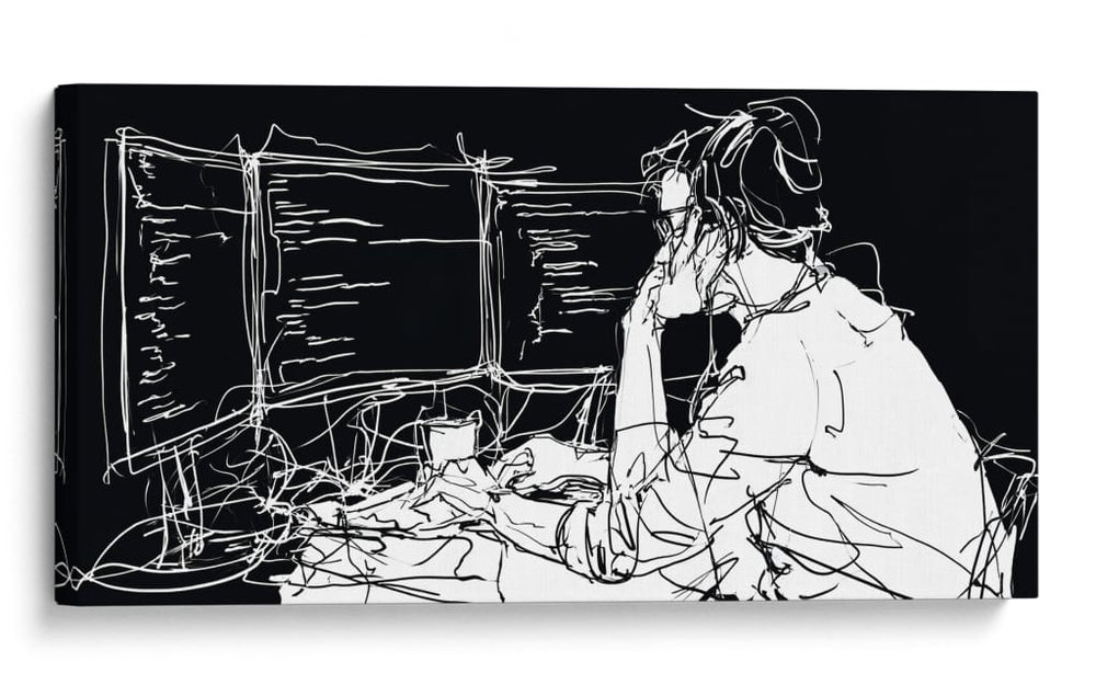 Programador - DIEGO D L | Cuadro decorativo de Canvas Lab