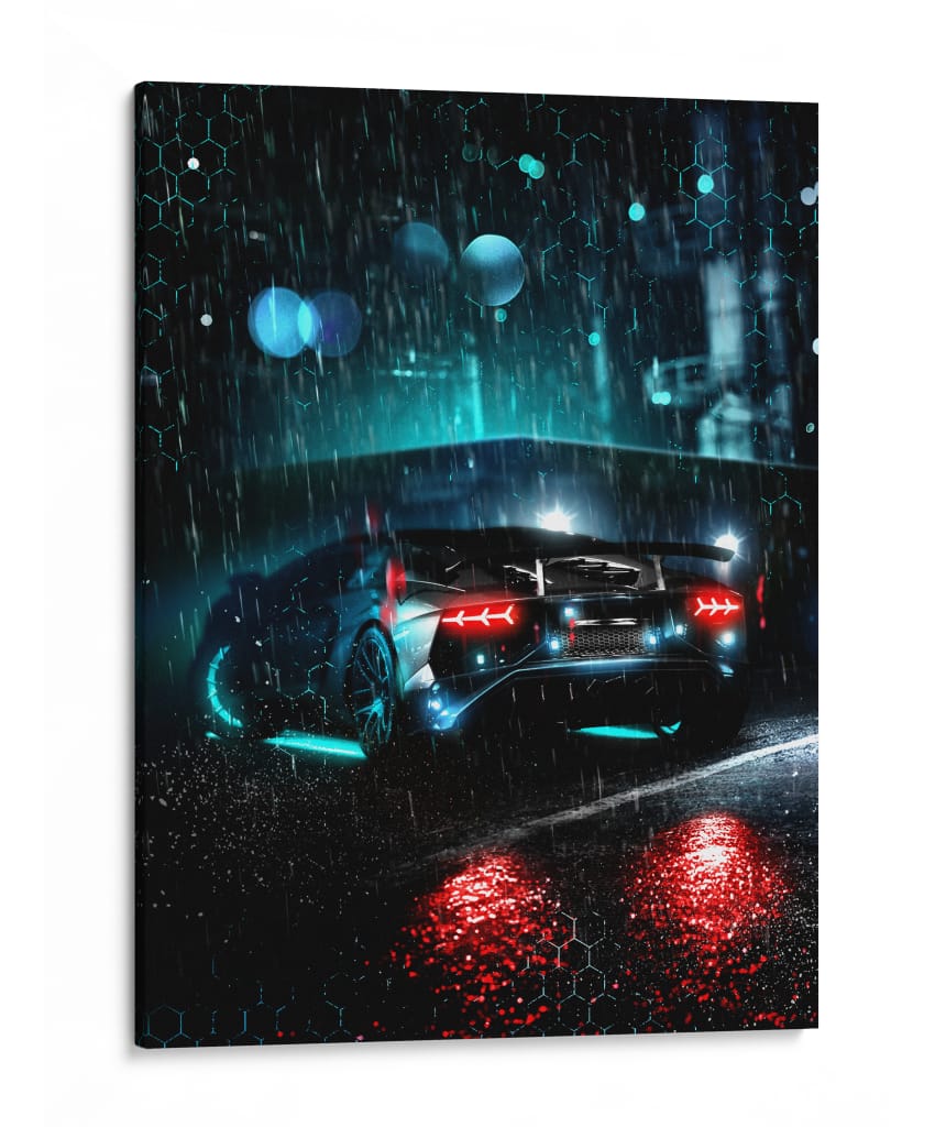 Lluvia Cíber - Sae Art | Cuadro decorativo de Canvas Lab